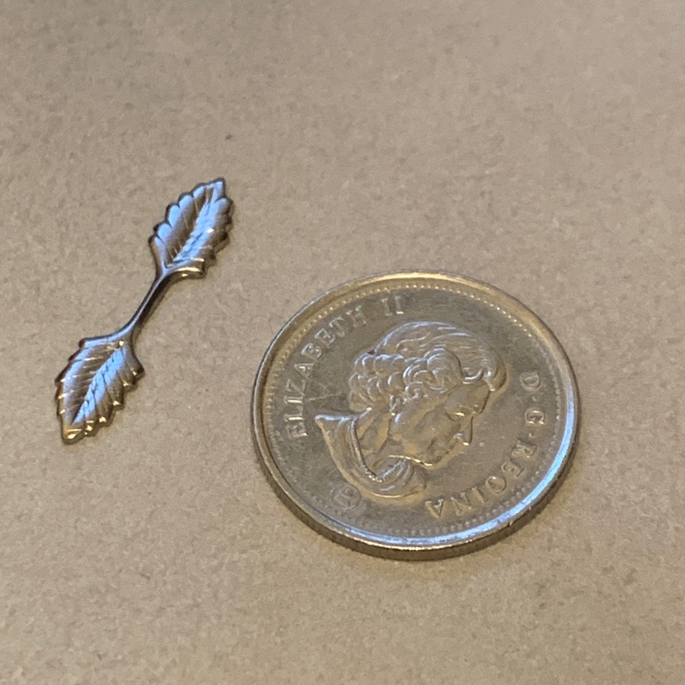 Silver Bail 1” Fold-over 10 ct